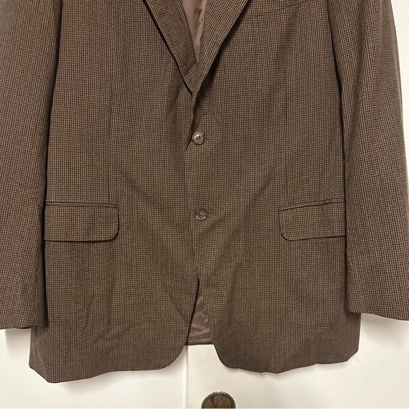 Ermenegildo Zegna For Neiman Marcus Brown 3 Button Sport Coat Blazer Wool 54R - Picture 6 of 8